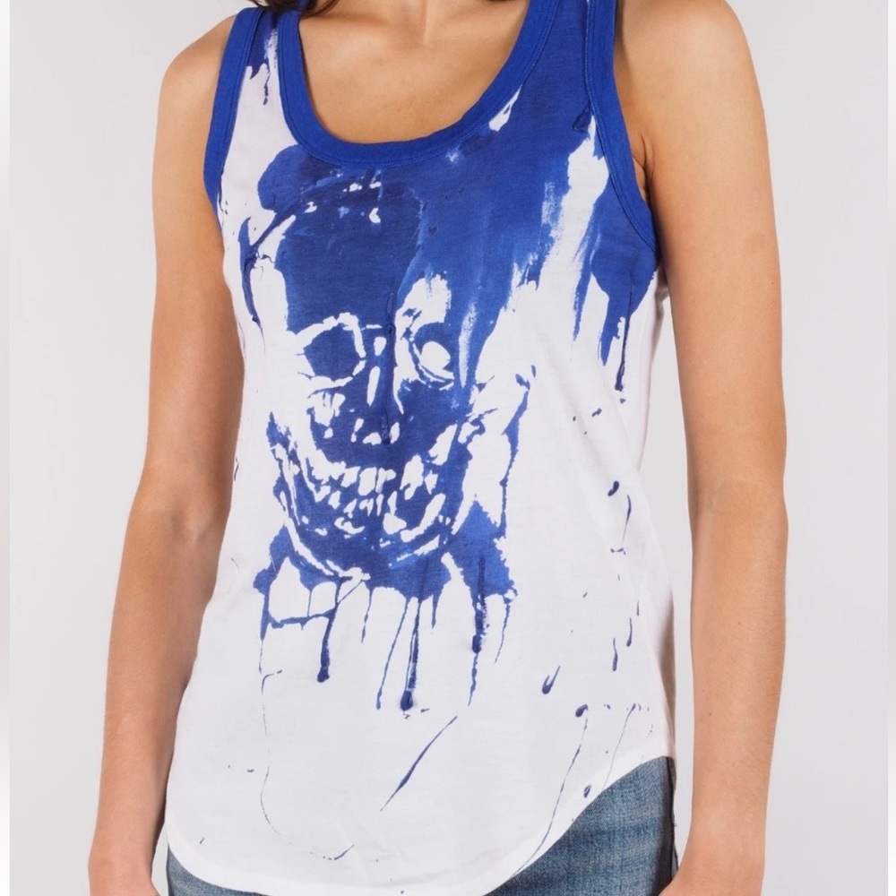 Alexander McQueen Skull Graphic Tank Top
